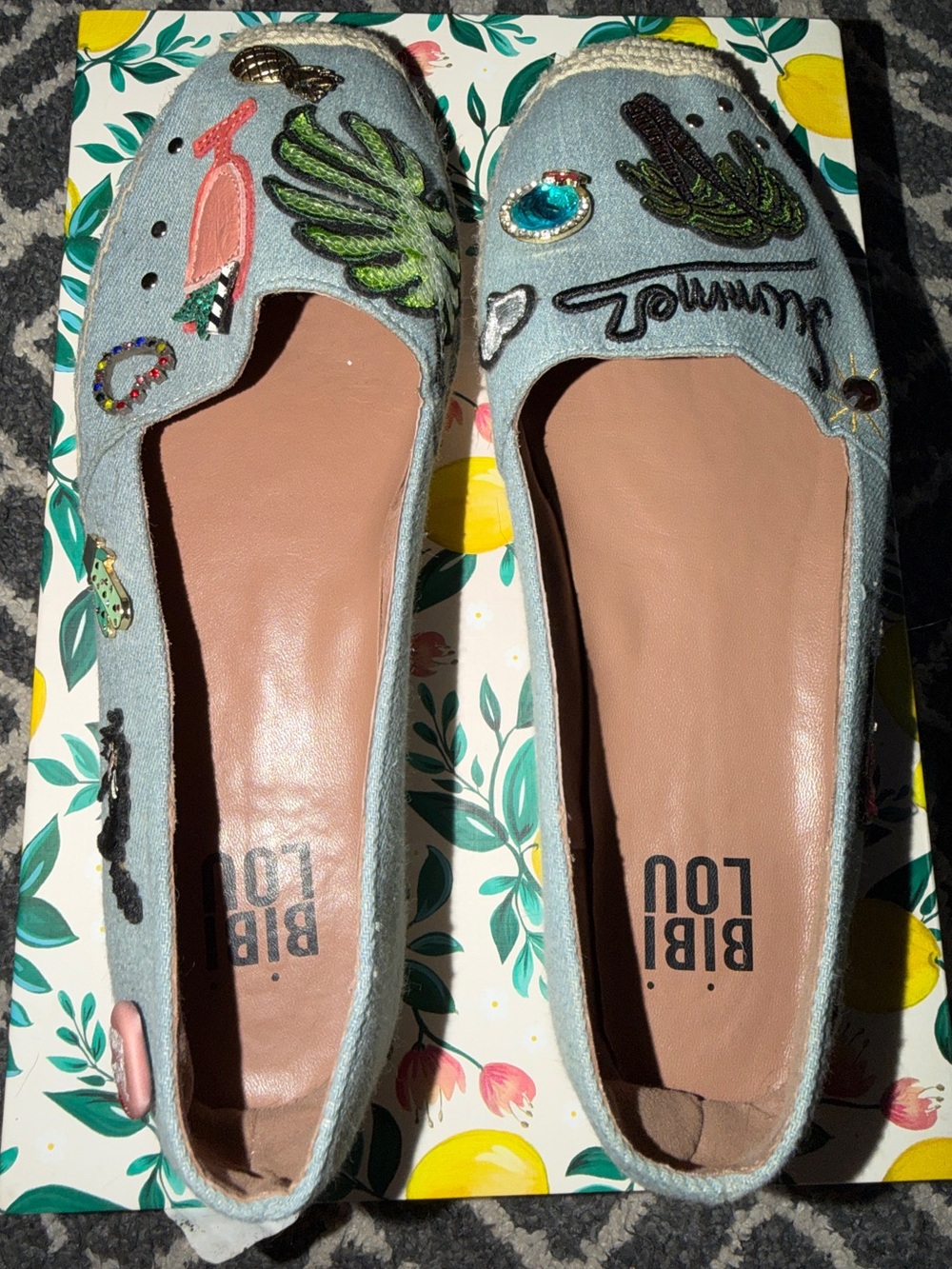 BiBILou Summer Espadrille Flat- Size 41 (US Women’s 10)